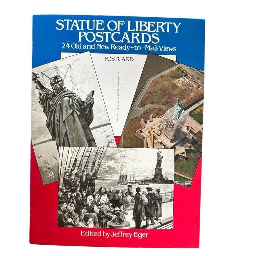 Statue Of Liberty Postcards 24 Ready To Mail Color Views Postcard Reproductions